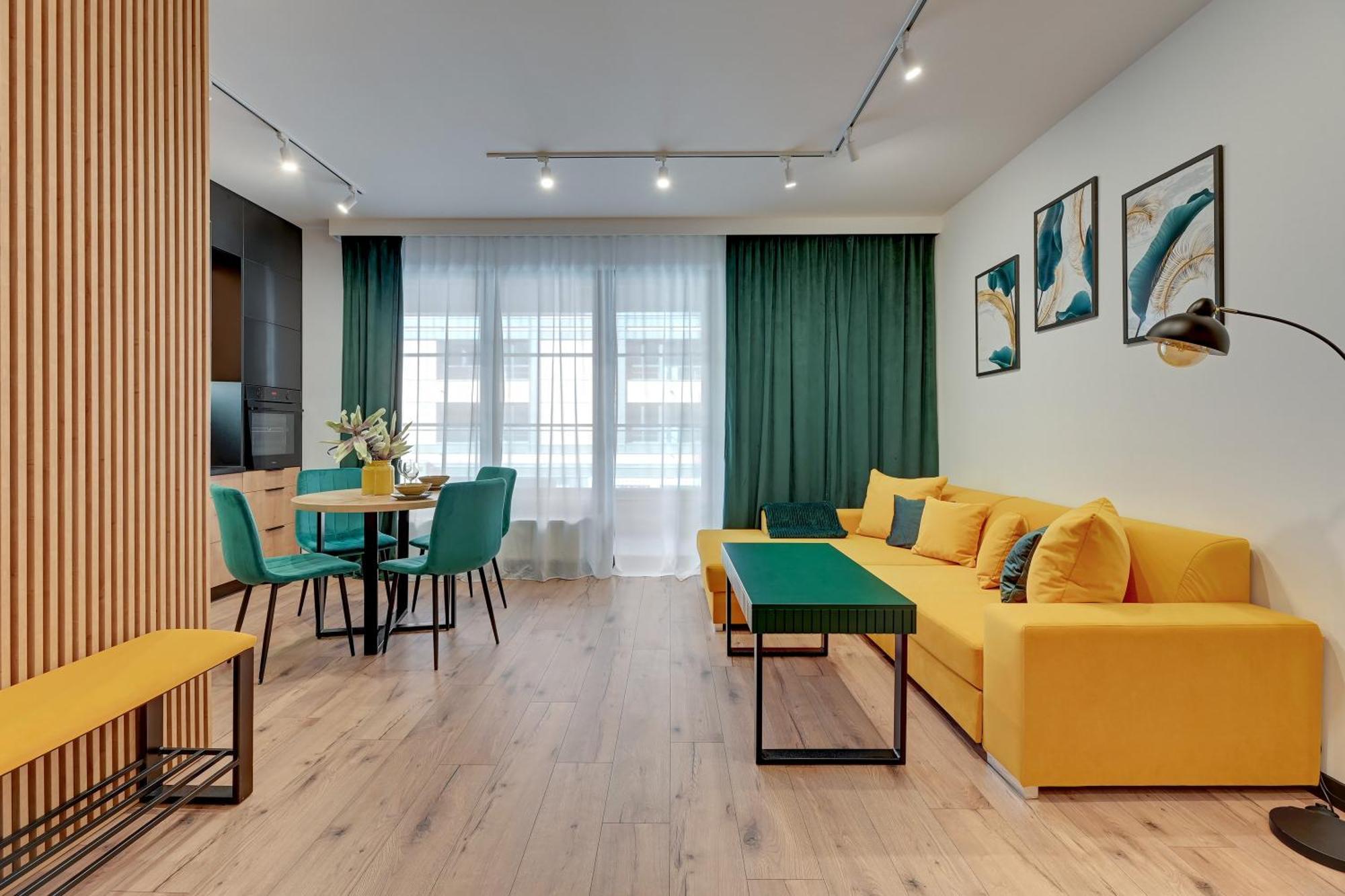 Doki Living - Foodhall & Parking By Downtown Apartments 格但斯克 外观 照片