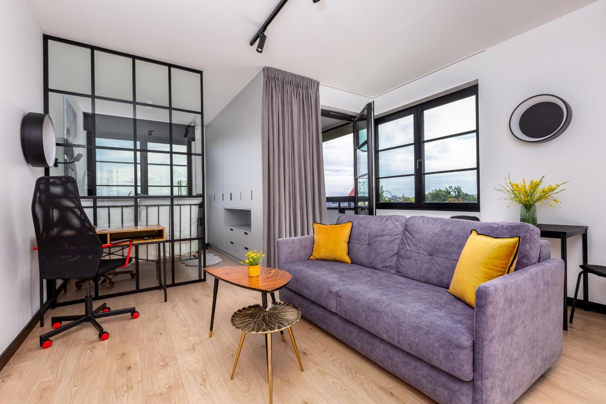 Doki Living - Foodhall & Parking By Downtown Apartments 格但斯克 外观 照片