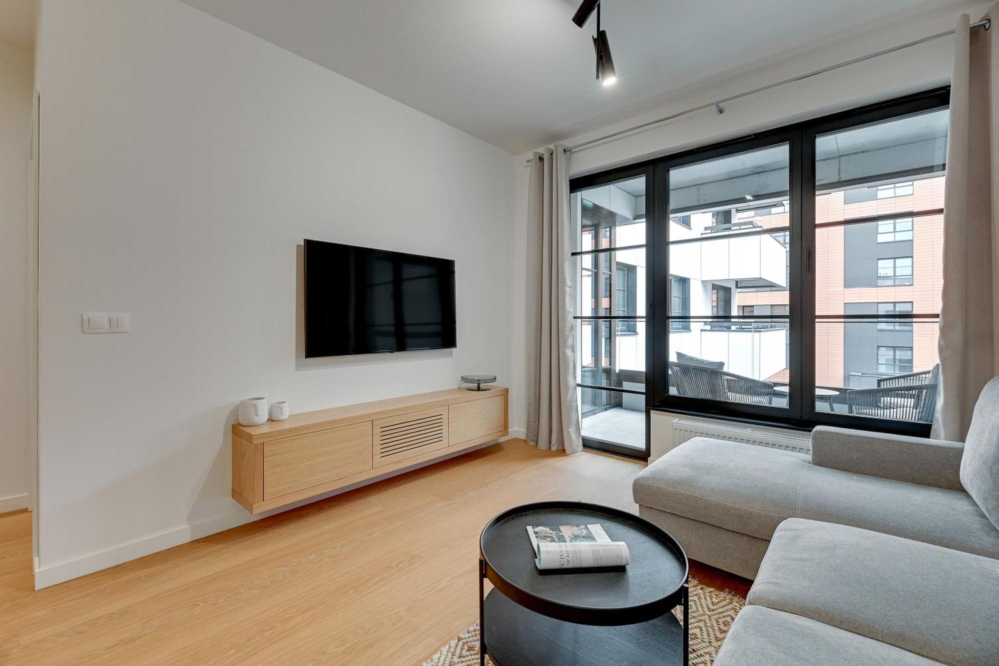 Doki Living - Foodhall & Parking By Downtown Apartments 格但斯克 外观 照片
