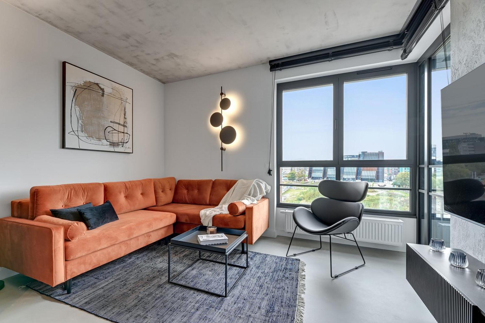 Doki Living - Foodhall & Parking By Downtown Apartments 格但斯克 外观 照片